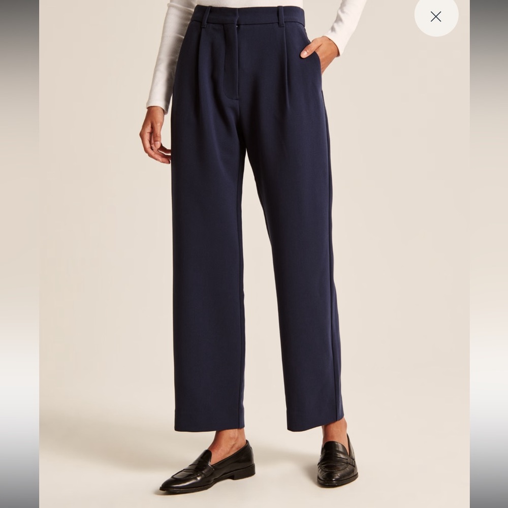 Abercrombie Tailored Relaxed Straight Pant